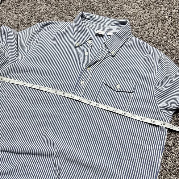 Michael Bastian X UNIQLO Polo Collection Men’s Size XL Preppy Blue Striped EUC - Picture 6 of 7